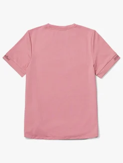 Hyperfied Jersey Knot Logo Top, Blush