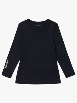 Hyperfied Long Sleeve Logo Top, Anthracite