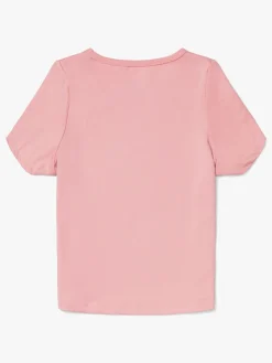 Hyperfied Short Sleeve Logo Top, Blush