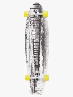 Impulse Longboard, Grå/Gul