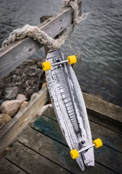 Impulse Longboard, Grå/Gul