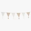 Jabadabado Stofvimpel, Beige/Hvid