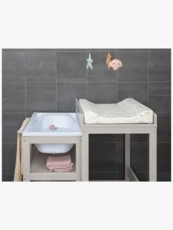 JLY Dream Puslebord med Badebalje, Warm Grey