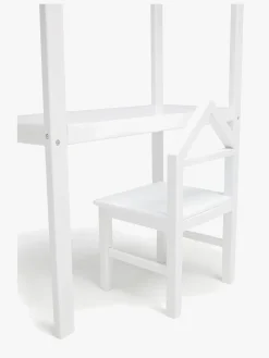 JLY  Huset Skrivebord med Stol, Hvid
