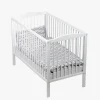 JLY MAJA Dream Tremmeseng m. BabyMatex Softi Madras 60x120, Hvid