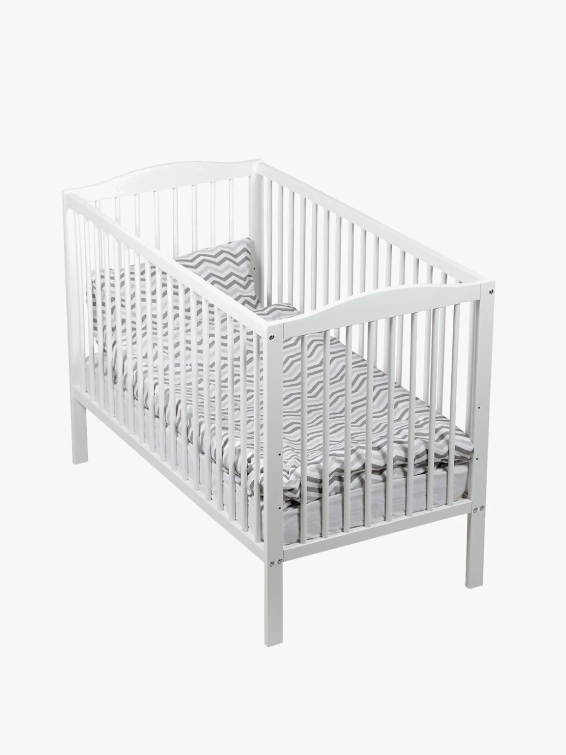 JLY MAJA Dream Tremmeseng m. BabyMatex Softi Madras 60x120, Hvid