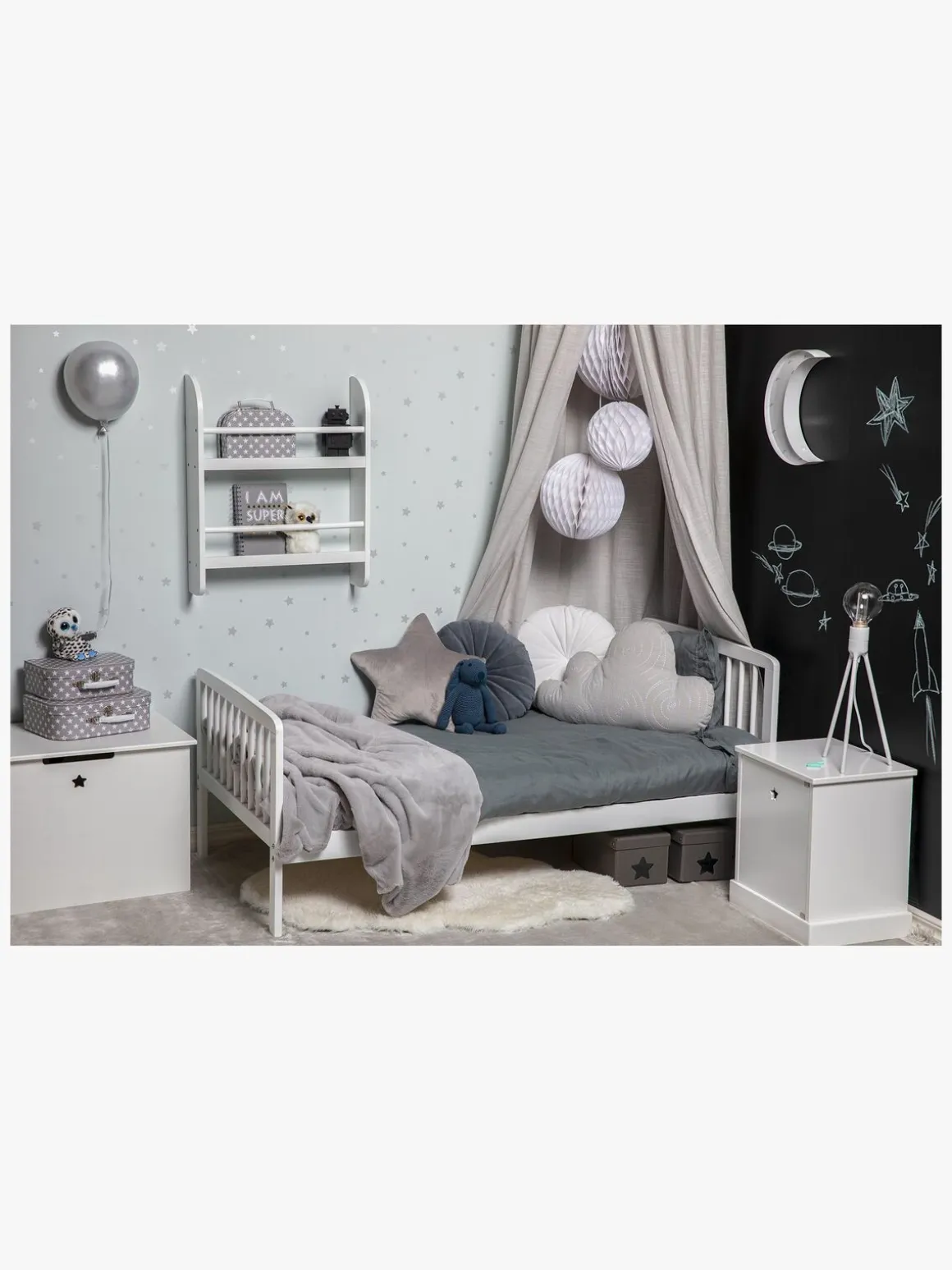 JLY MEJA Heaven Juniorseng & BabyMatex Madras Soft Plus, Hvid