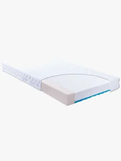 JLY SIGNE Classic Tremmeseng med BabyMatex Carpathia Madras 60x120 cm, Træ