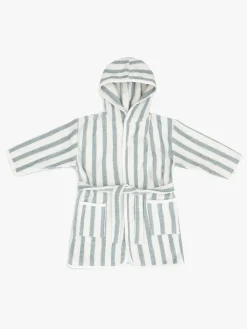Jollein Badekåbe 1-2 År, Stripe Sea Green