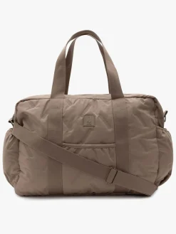 Jollein Embossed Lily Pusletaske, Milky Coffee