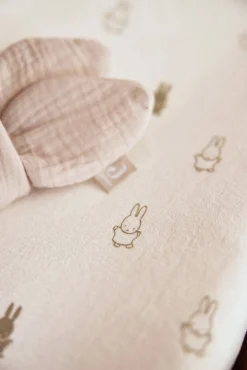 Jollein Happy Miffy Puslepudebetræk 50x70cm, Olive Green