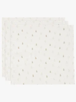 Jollein Happy Miffy Tæppe/ Stofble i Musselin 3-pak, Nougat