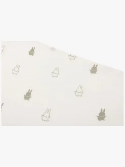 Jollein Happy Miffy Tæppe/ Stofble i Musselin 3-pak, Olive Green