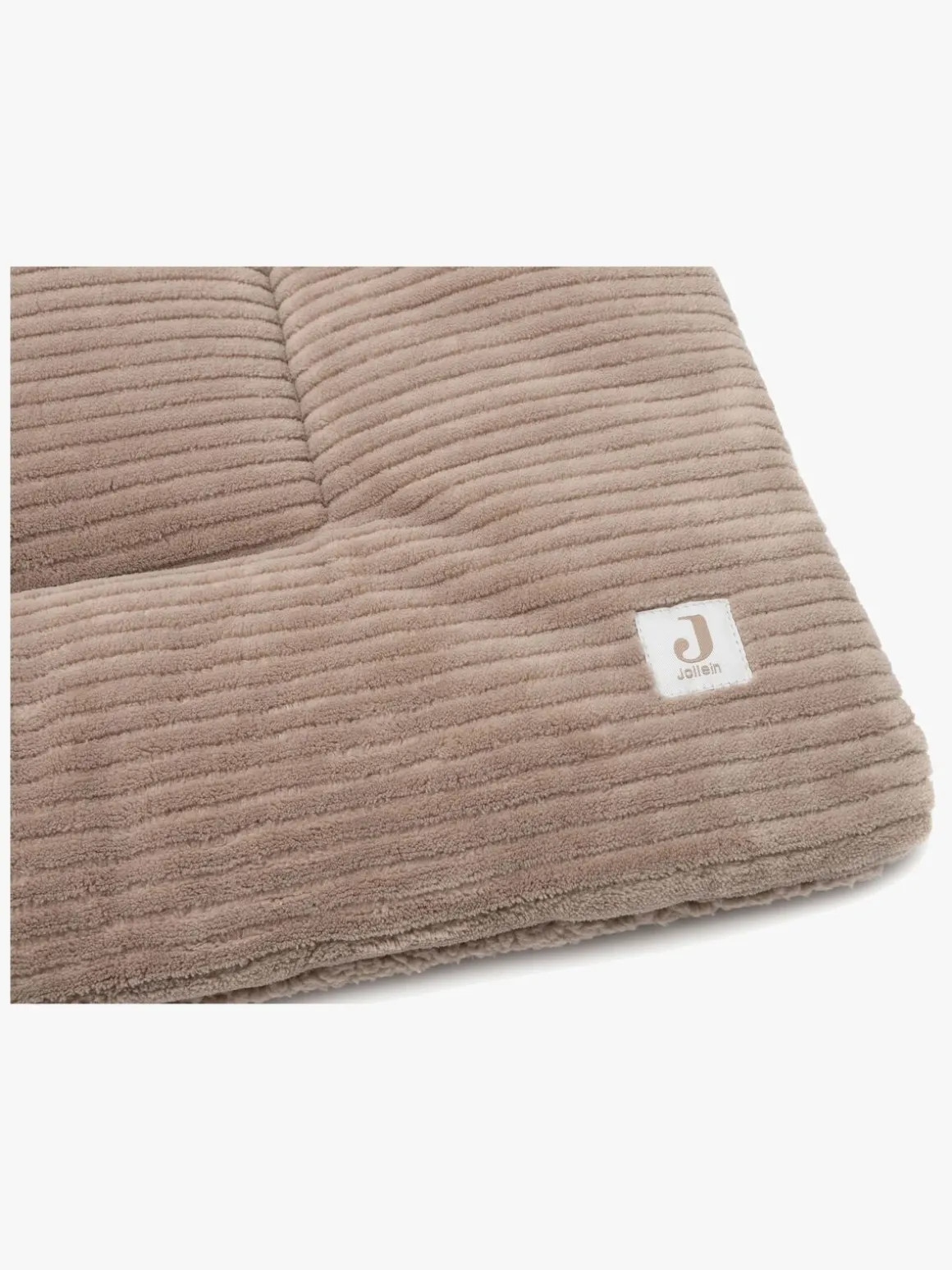 Jollein Playpen Legetæppe Cloudy Rib, Milky Coffee