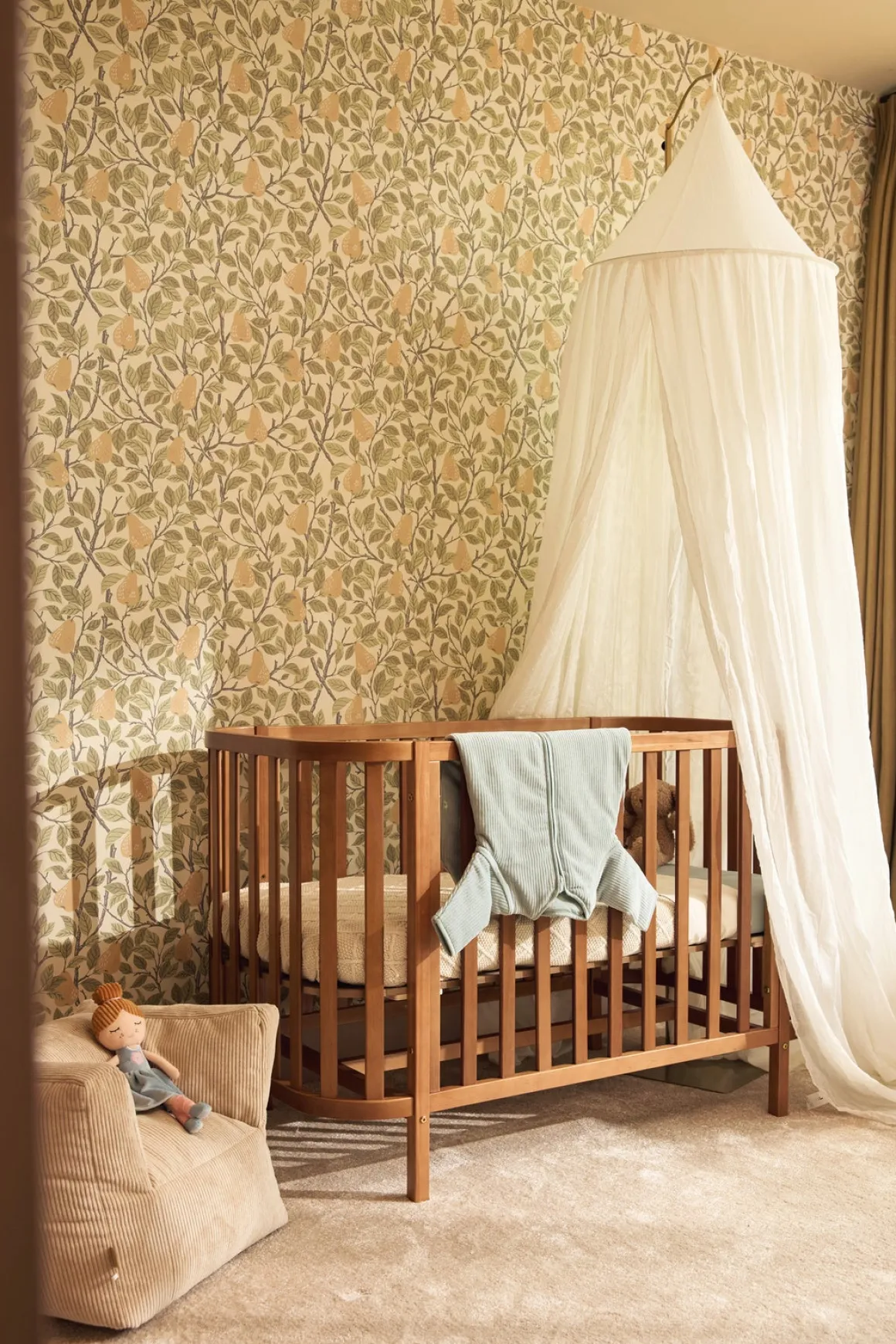 Jollein Sengehimmel Vintage 245 cm, Ivory