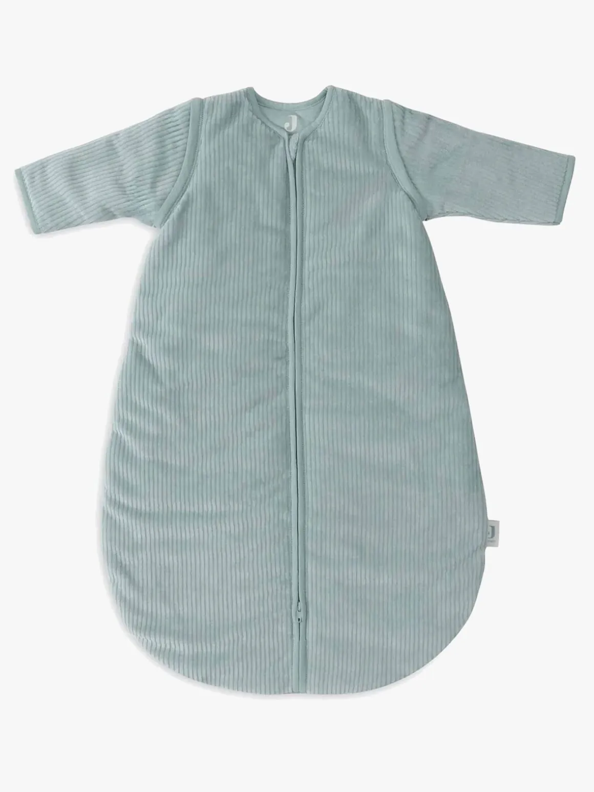 Jollein Sovepose med Aftagelig Ærmer Rundt 90 cm, Rib Sea Green