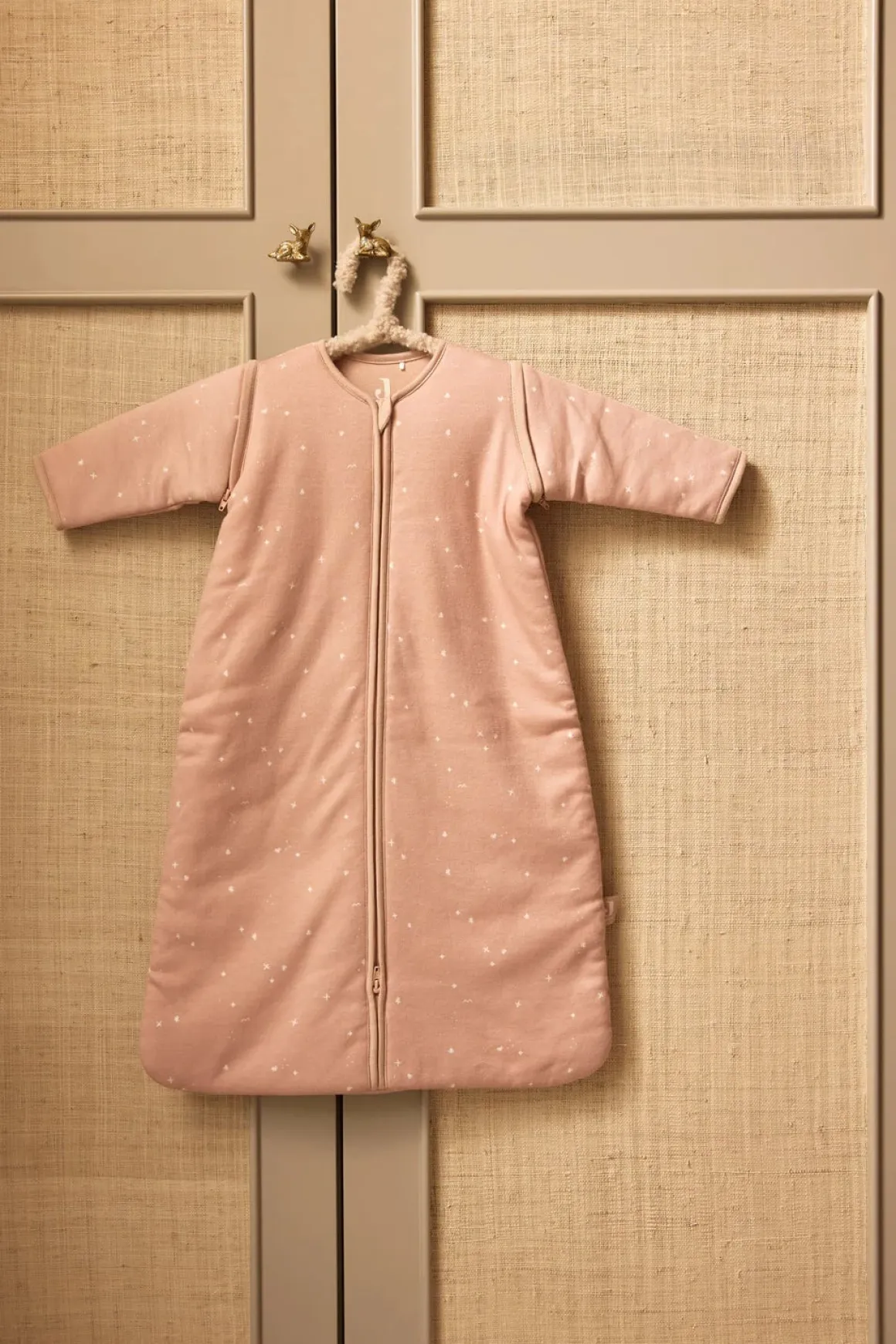 Jollein Sovepose med Aftagelig Ærmer 90 cm, Twinkling Wild Rose