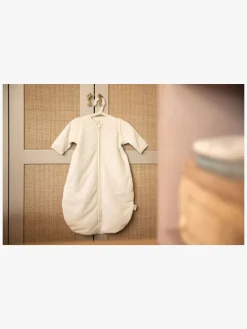 Jollein Sovepose med Aftagelig Ærmer Rundt 90 cm, Rib Ivory