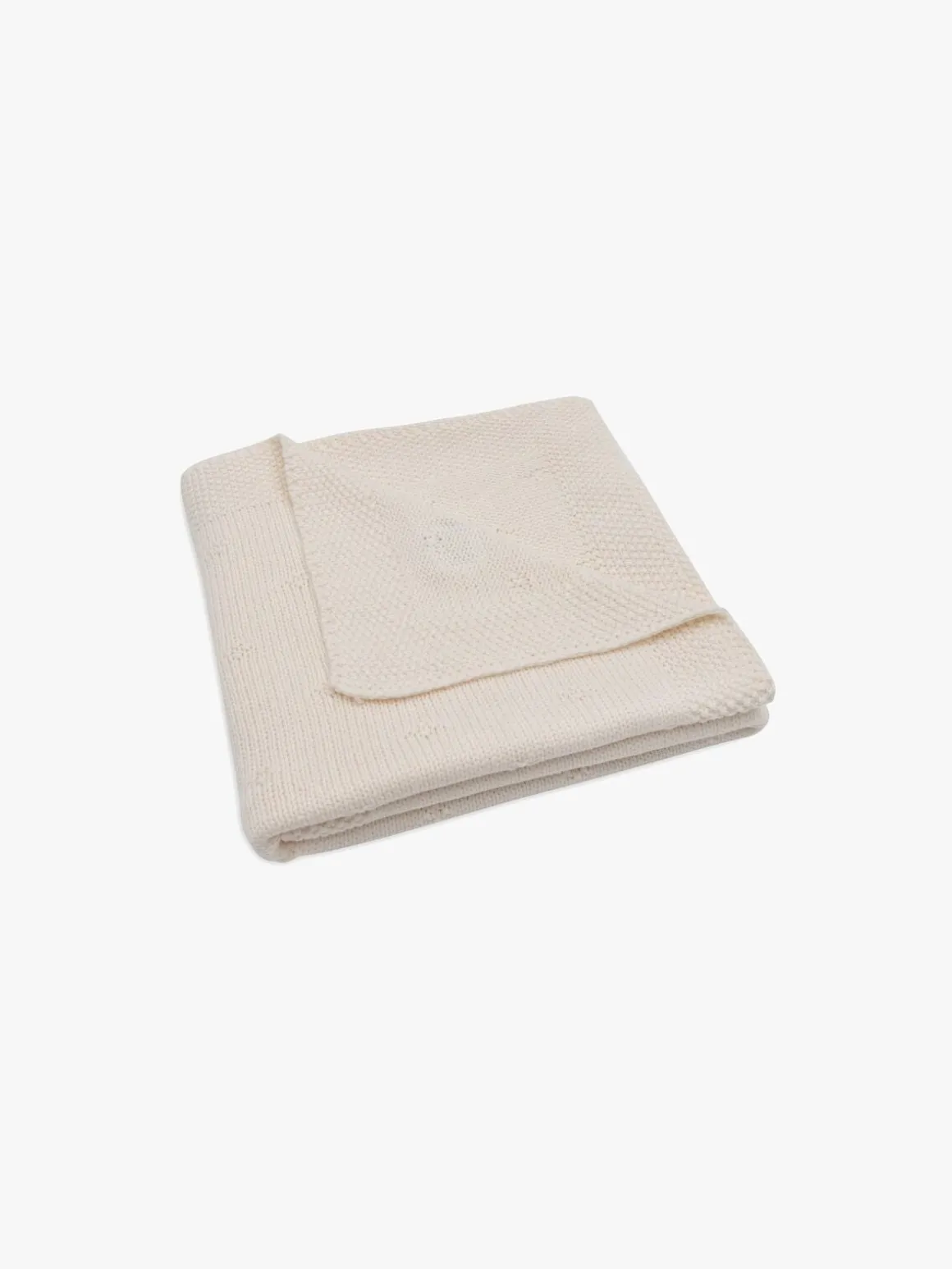 Jollein Strikket Tæppe Cozy, Ivory