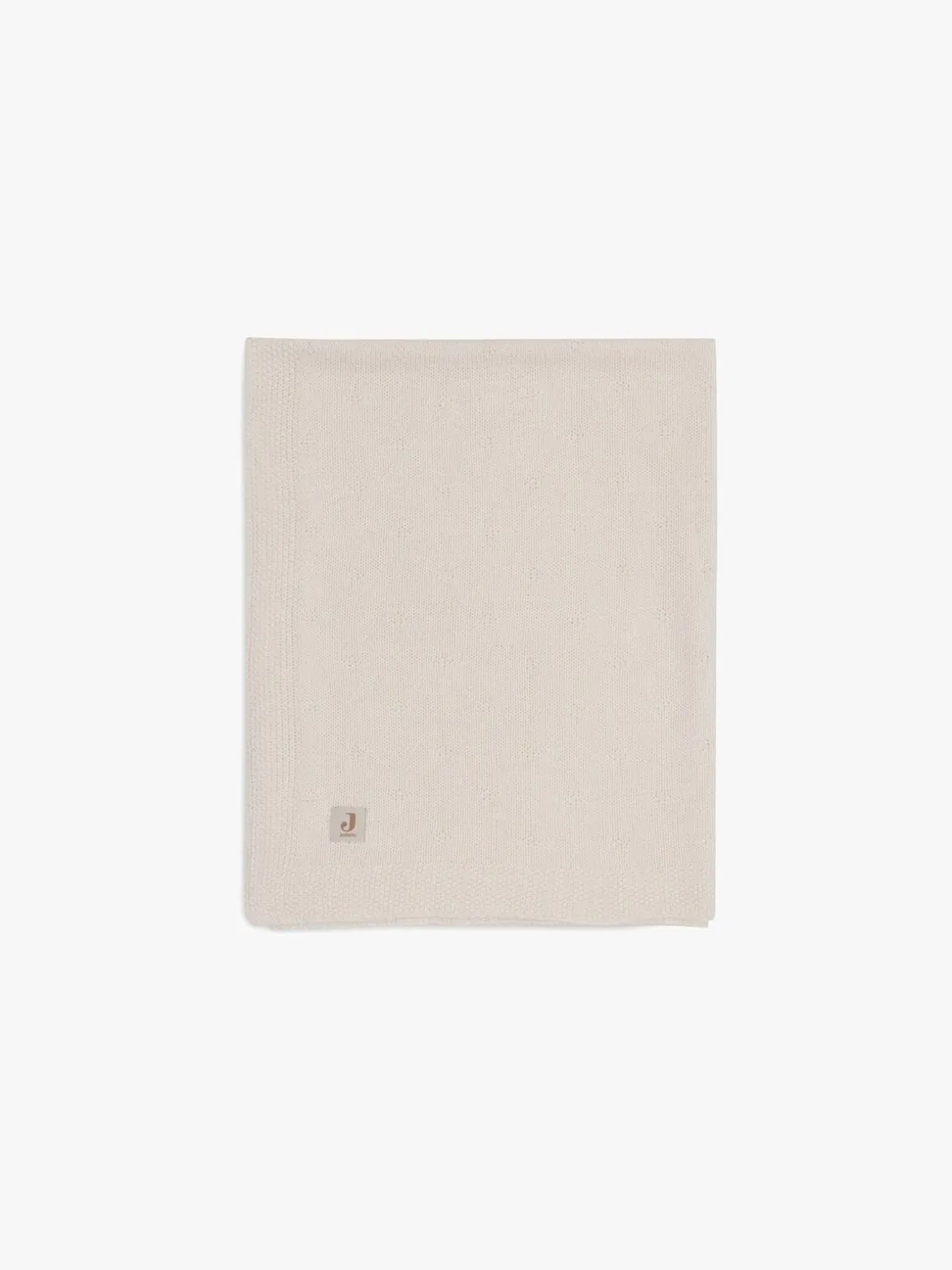 Jollein Strikket Tæppe Cozy, Ivory