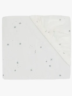 Jollein Stræklagen Twinkling 70/75x140/150, Off white/Sea Green