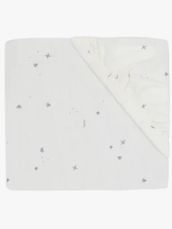 Jollein Stræklagen Twinkling 40/50x80/90, Off white/Sea Green