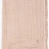 Jollein Tæppe/ Stofble i Musselin Fringe, Moonstone/Ivory