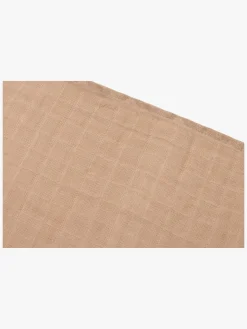 Jollein Tæppe/ Stofble i Musselin 4-pak, Biscuit/Ivory