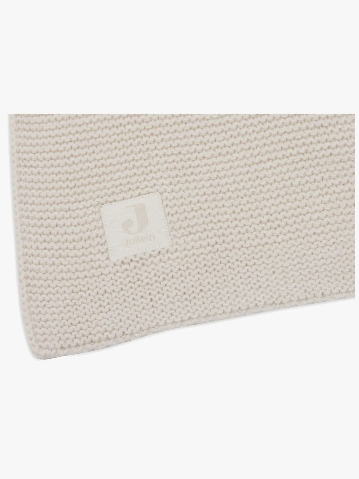 Jollein Tæppe 75x100 cm Basic Knit, Oatmeal