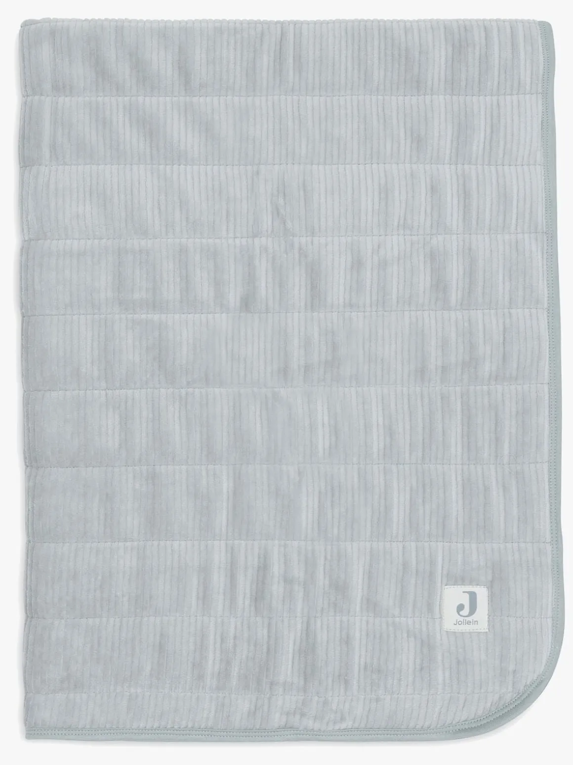 Jollein Tæppe 75x100 cm Velvet Rib, Sea Green