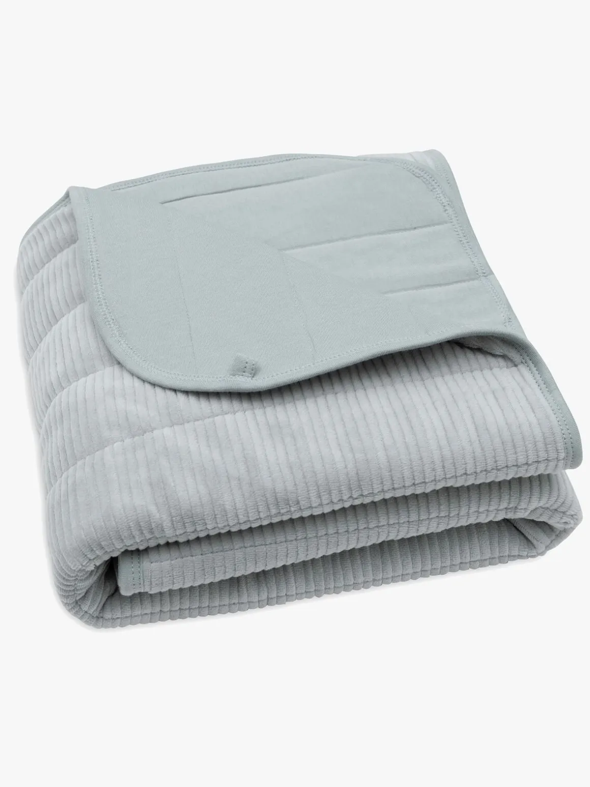 Jollein Tæppe 75x100 cm Velvet Rib, Sea Green