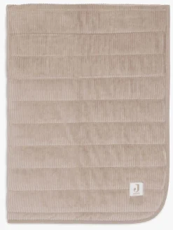 Jollein Tæppe 75x100 cm Velvet Rib, Milky Coffee