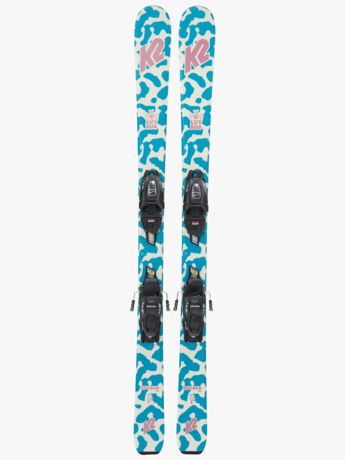 K2 Luv Bug Fdt 7.0 Ski inkl. Bindinger, 136 cm