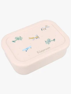 Kidzroom Silikone Madkasse Small Talk, Beige