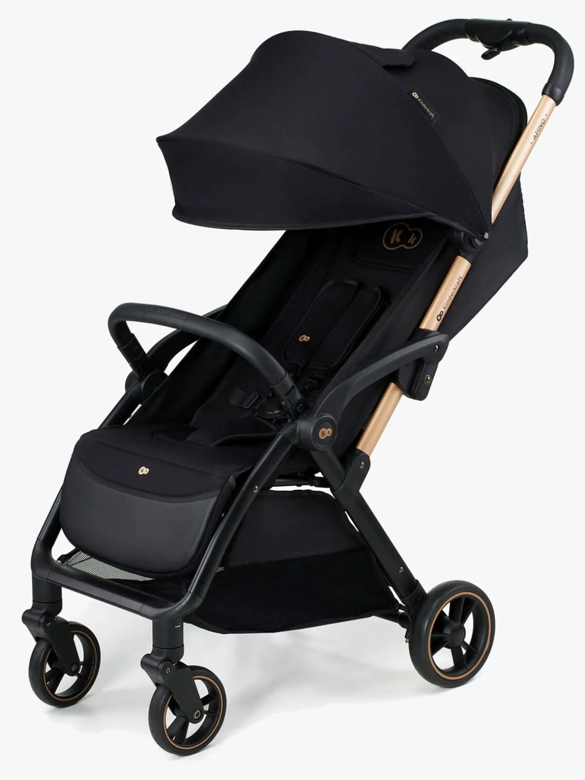 Kinderkraft APINO Klapvogn, Raven Black