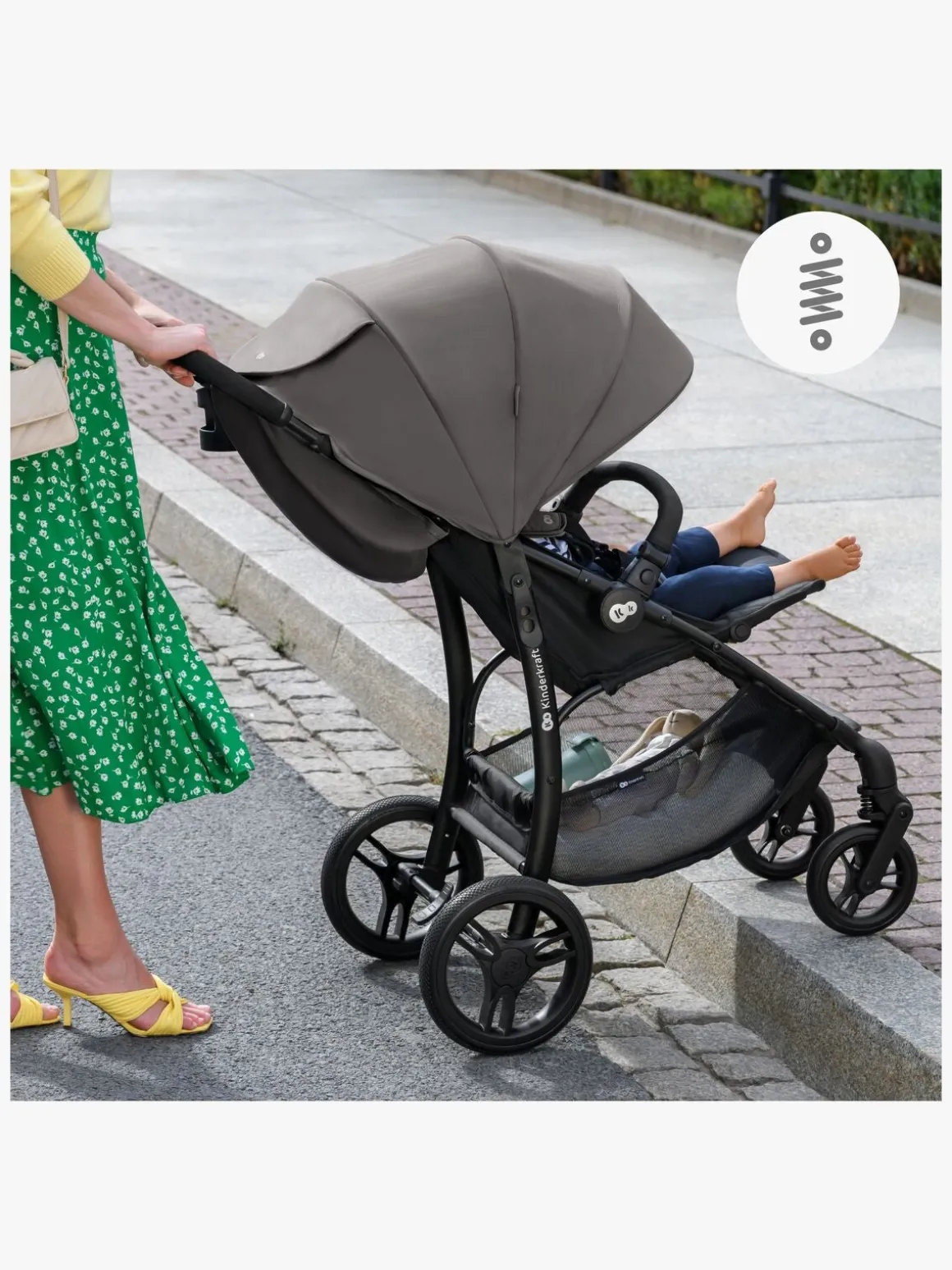 Kinderkraft ASKOY Klapvogn, Dhalia Pink