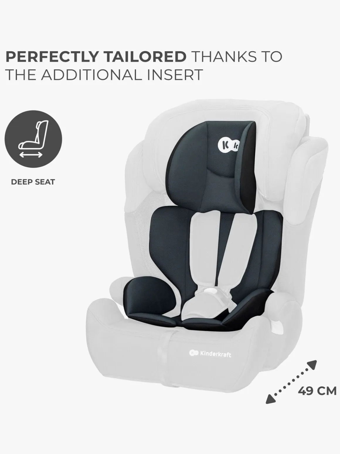 Kinderkraft COMFORT UP i-Size Autostol, Black