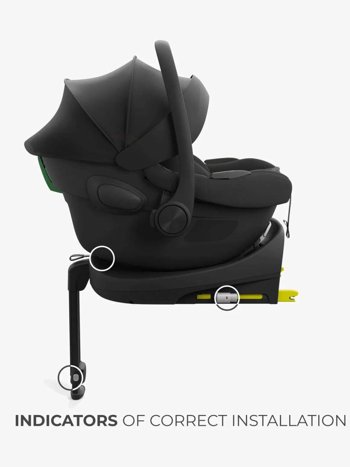 Kinderkraft ENDURA SAFE Modulsystem, Black