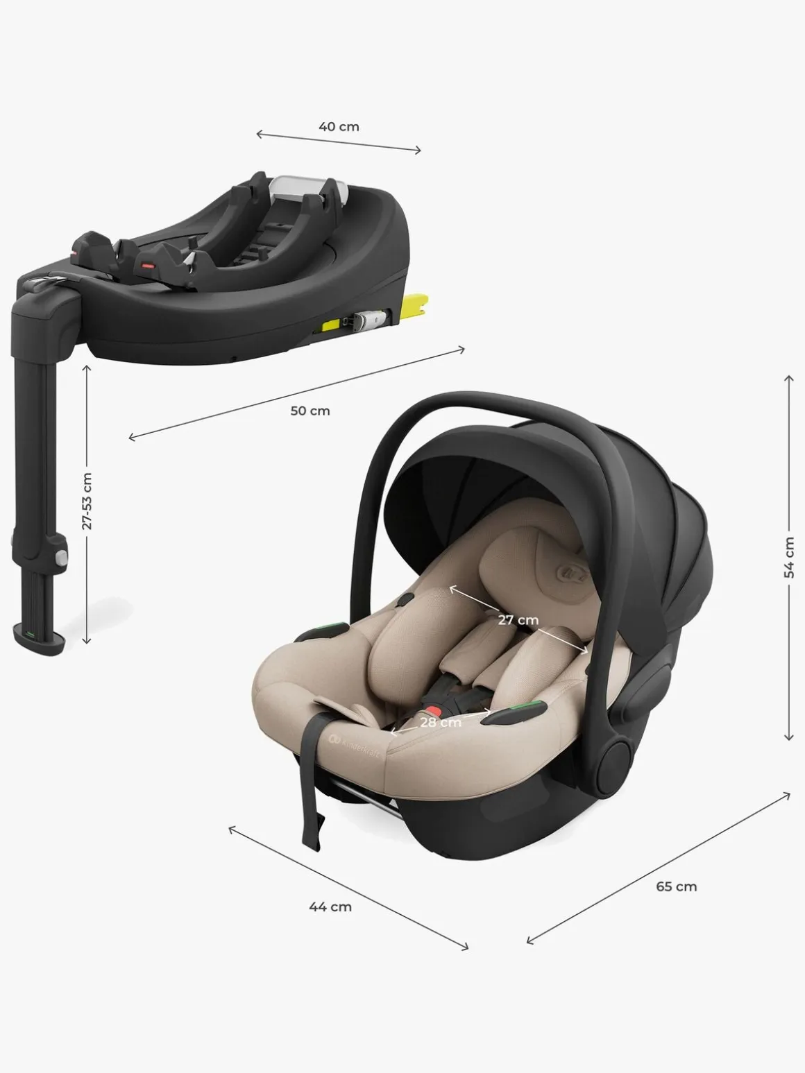 Kinderkraft ENDURA SAFE Modulsystem, Beige