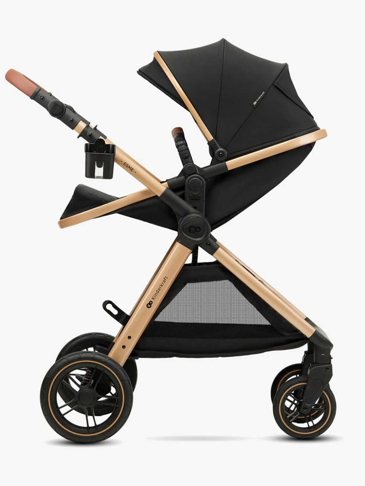 Kinderkraft ESME 2-in-1 Duovogn, Pure Black