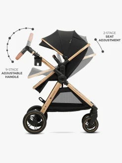 Kinderkraft ESME PRO 3-in-1 Duovogn Travelsystem, Pure Black