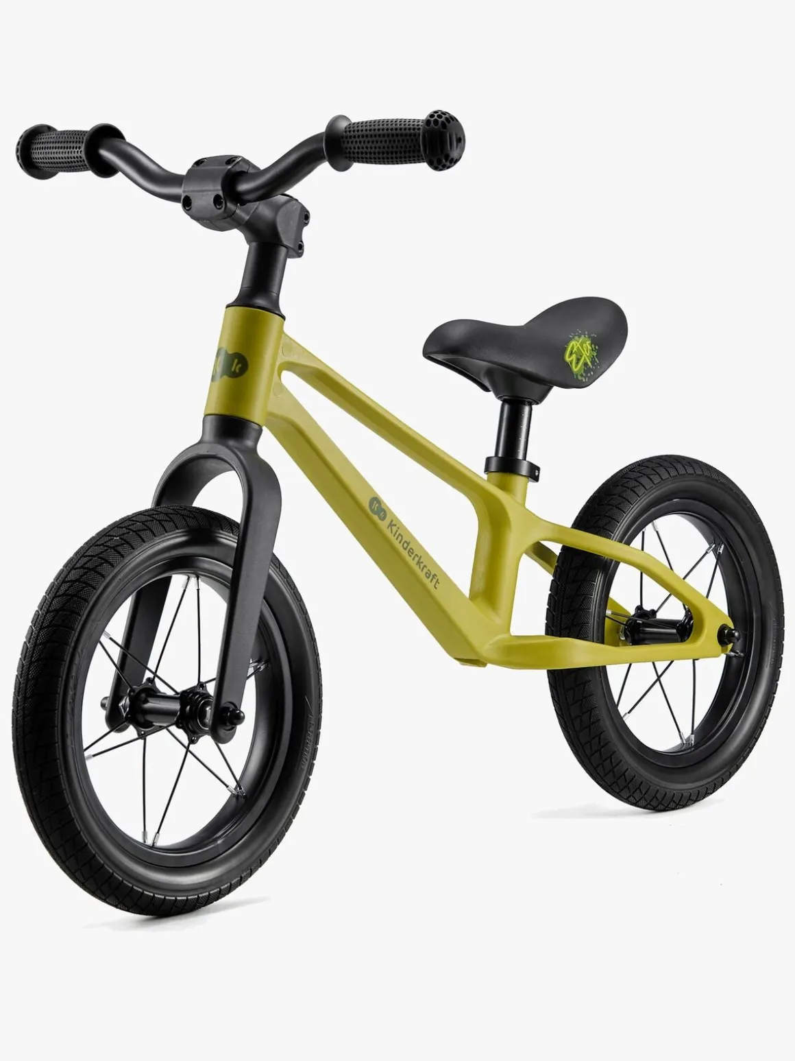 Kinderkraft ETER Løbecykel, Limefarvet