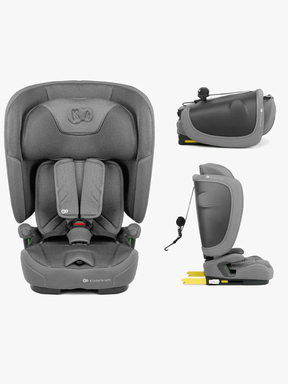 Kinderkraft FIX2GO i-Size Autostol, Grey