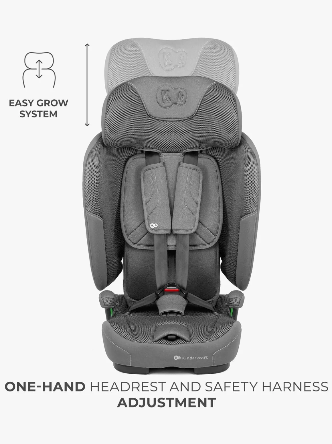 Kinderkraft FIX2GO i-Size Autostol, Grey