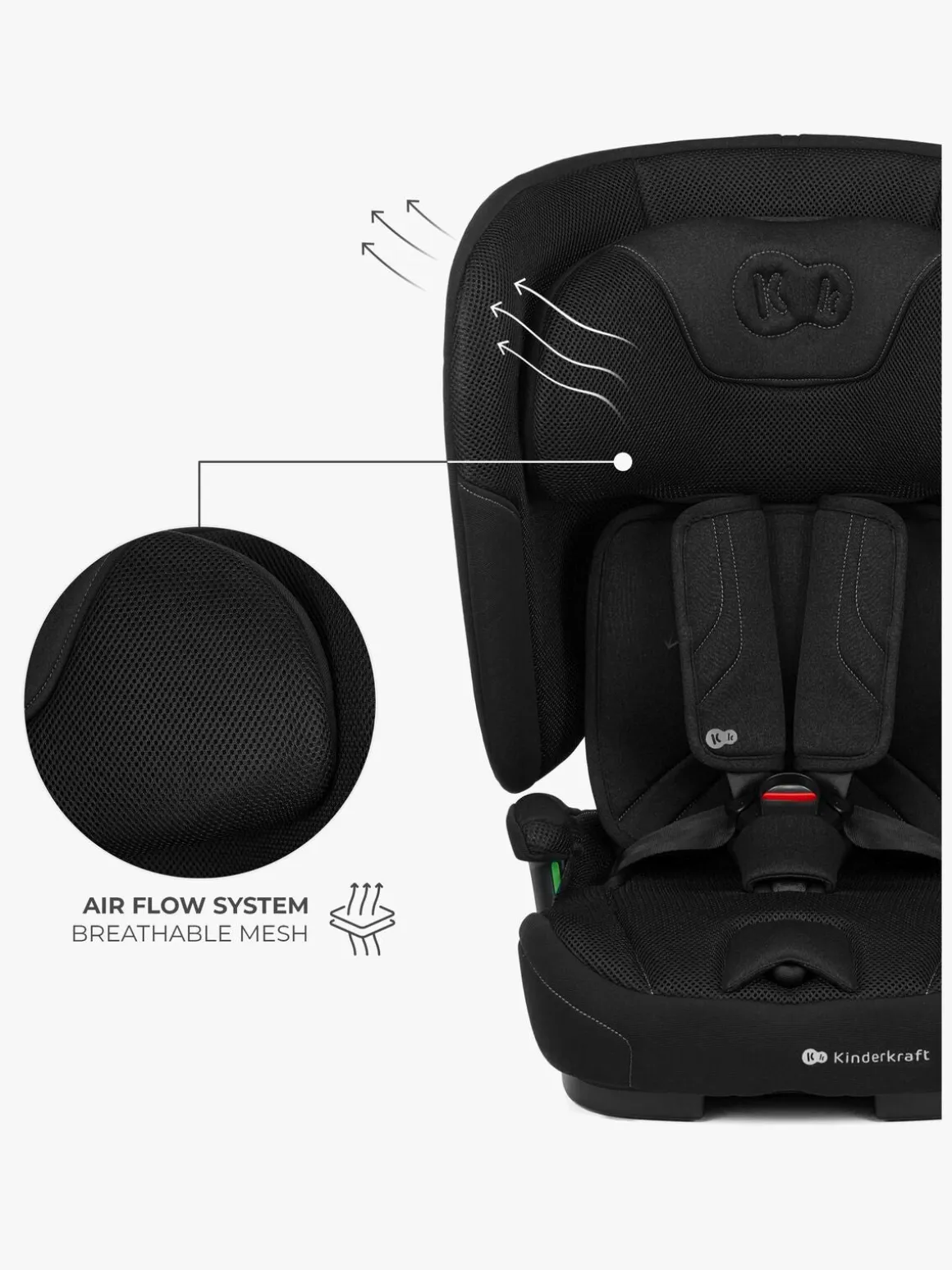 Kinderkraft FIX2GO i-Size Autostol, Black