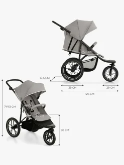 Kinderkraft HELSI 2 Terrænvogn, Grey