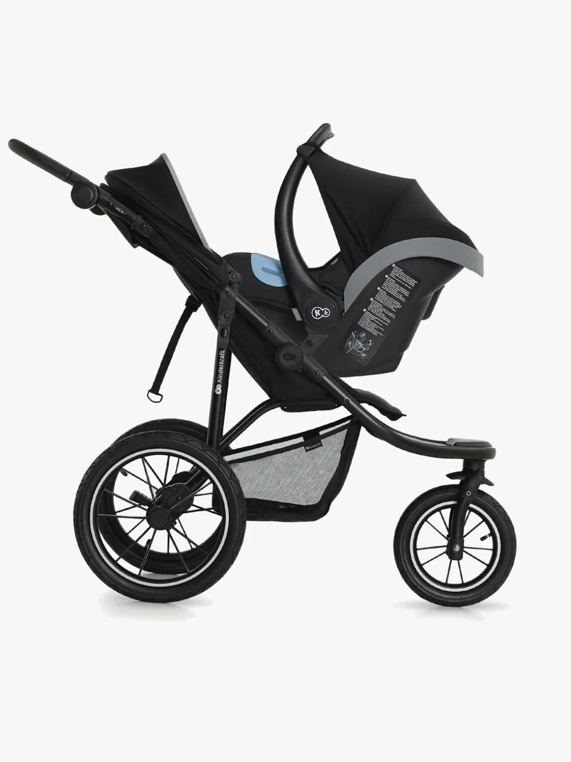 Kinderkraft HELSI 2 Terrænvogn, Black