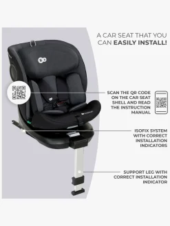 Kinderkraft I-360 i-Size Autostol, Black