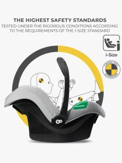 Kinderkraft 3-i-1 NEWLY Kombivogn Travelsystem, Moonlight Grey