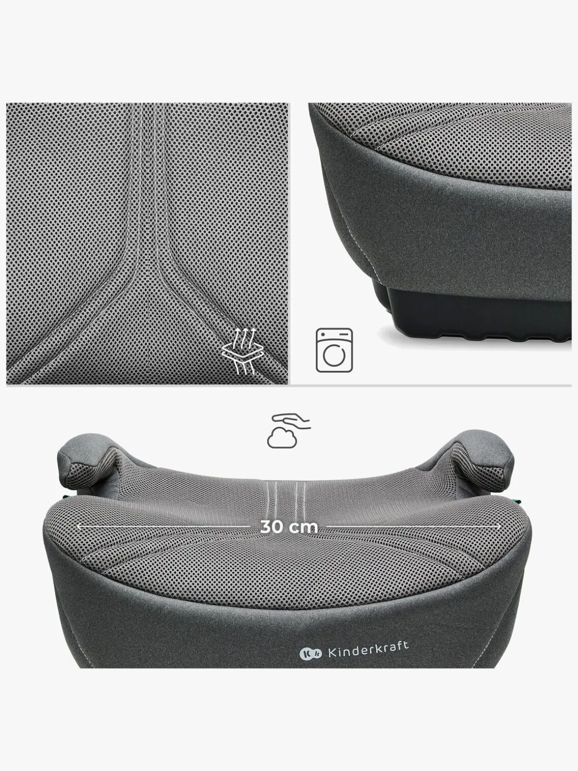 Kinderkraft I-BOOST 2 PRO Selepude, Grey